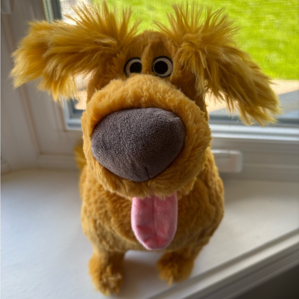 Disney Pixar Dug From Up, Talking Plush Dug, Works Great